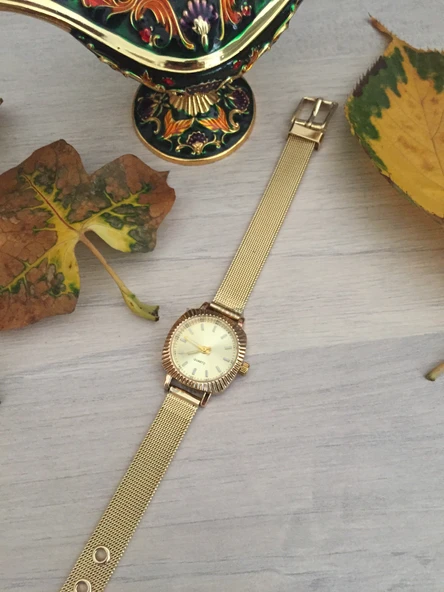 Küçük Kasa Metal Kadın Kol Saati KKS00017