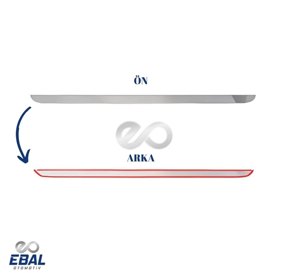 Hyundai İ20 Krom Bagaj Alt Çıtası 2020 Ve Üzeri P.Çelik - Resim 3