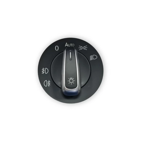 VW Golf 5 2006-2008 Far Anahtarı Auto Otomatik Krom 3C8941431A