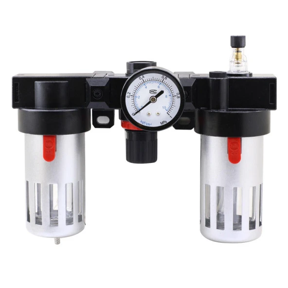 Isaıah 1/2" Standart Kapasite Üçlü Şartlandırıcı Manometreli NIBC4000 - Resim 4