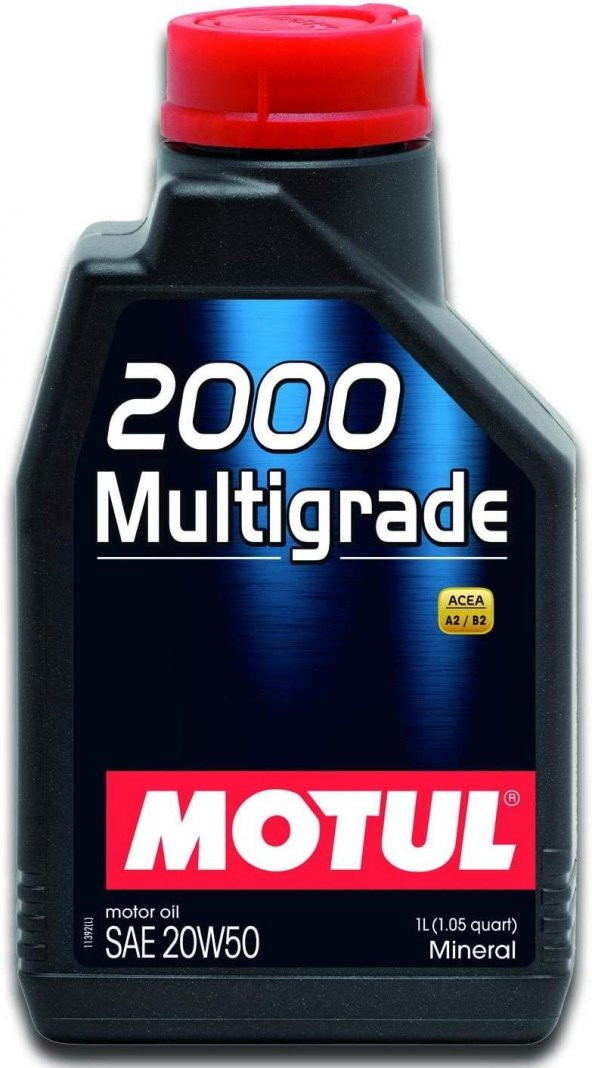 MOTUL 2000 MULTIGRADE 20W-50 4 LT