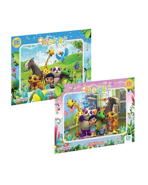 Wissper 35 Parça Frame Puzzle 2li Set