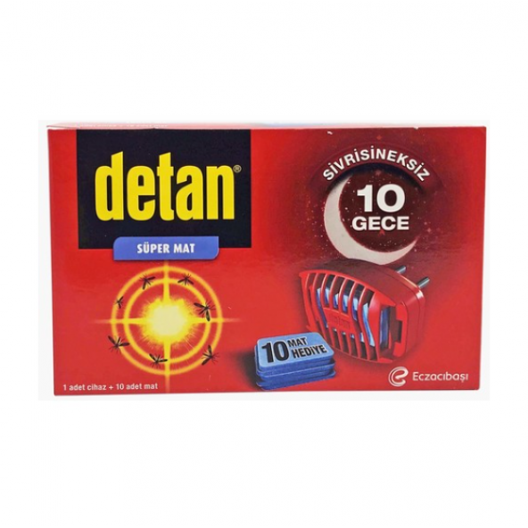 Detan Süper Mat Cihaz + 10lu Yedek