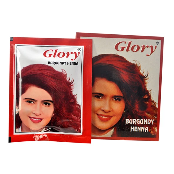 Kızıl Hint Kınası (Burgundy Henna) 10 Gr Paket - Resim 3