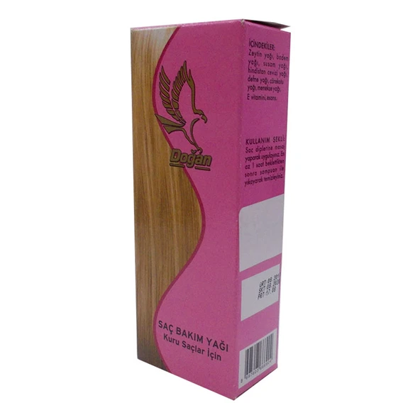 Bitkisel Yağ Kuru Saçlara Cam Şişe 100 ML - Resim 2