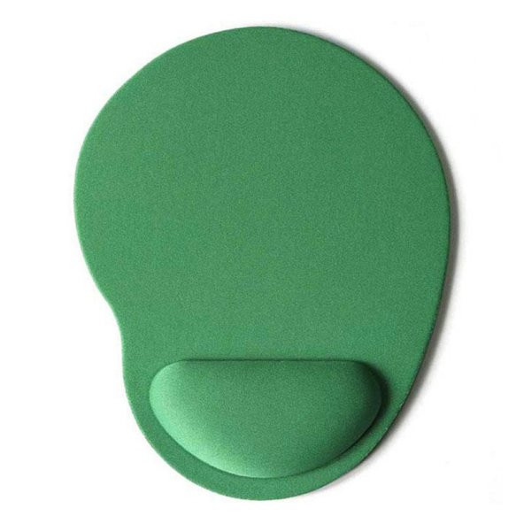 Bilek destekli mouse pad kaydırmaz tabanlı mouse pad yeşil