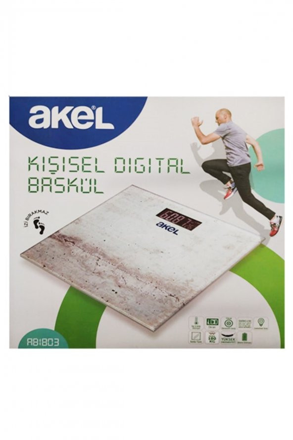 Ab1803 Kişisel Cam Baskül ürün görseli