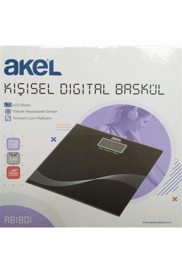 Ab1801 Kişisel Cam Baskül ürün görseli