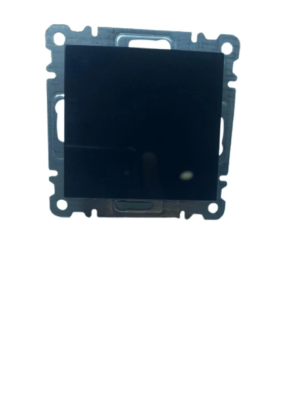 Makel Karea Siyah Tekli Anahtar Çerçevesiz - Resim 2