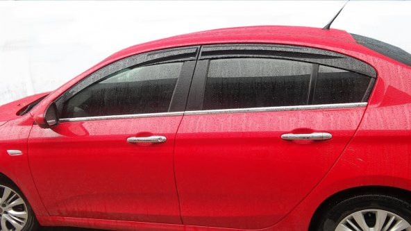 Fiat Egea Cam Çıtası SD Krom 4 Parça 2015 (Geniş) - 2