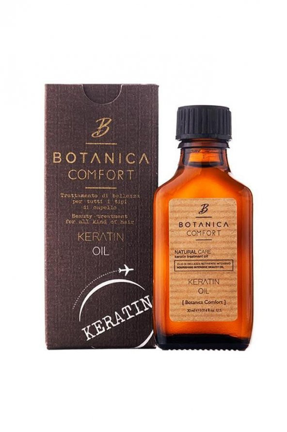 BOTANICA COMFORT Aşırı Yıpranmış Saçlar için Keratin Bakım Yağı 30 ml