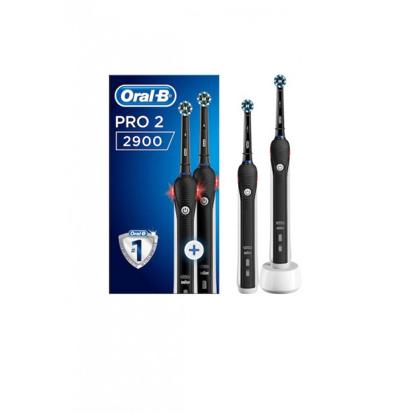 Oral-B Pro 2900 Elektrikli Diş Fırçası Siyah 2'li