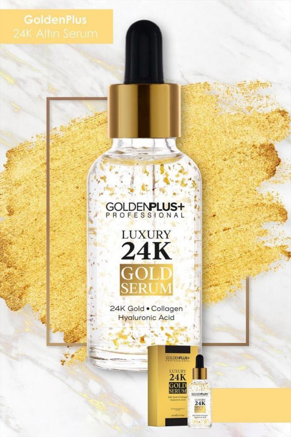 Golden Plus 24k Altın Parçacıklı Gold Beauty Serum 30ml