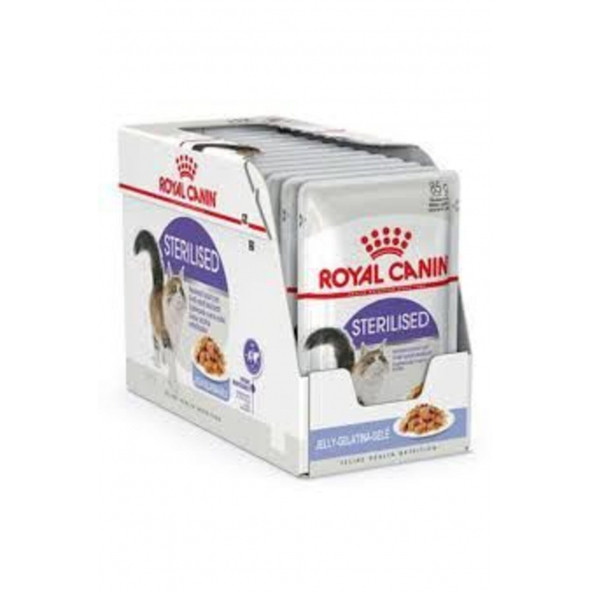 Royal Canin Sterilised Jelly Kısır Kedi Pouch Yaş Mama 85 Gr X 12 Adet