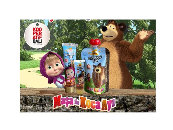 BİNBOĞA Çiçek Balı Maşa İle Koca Ayı 40 Gr - 2