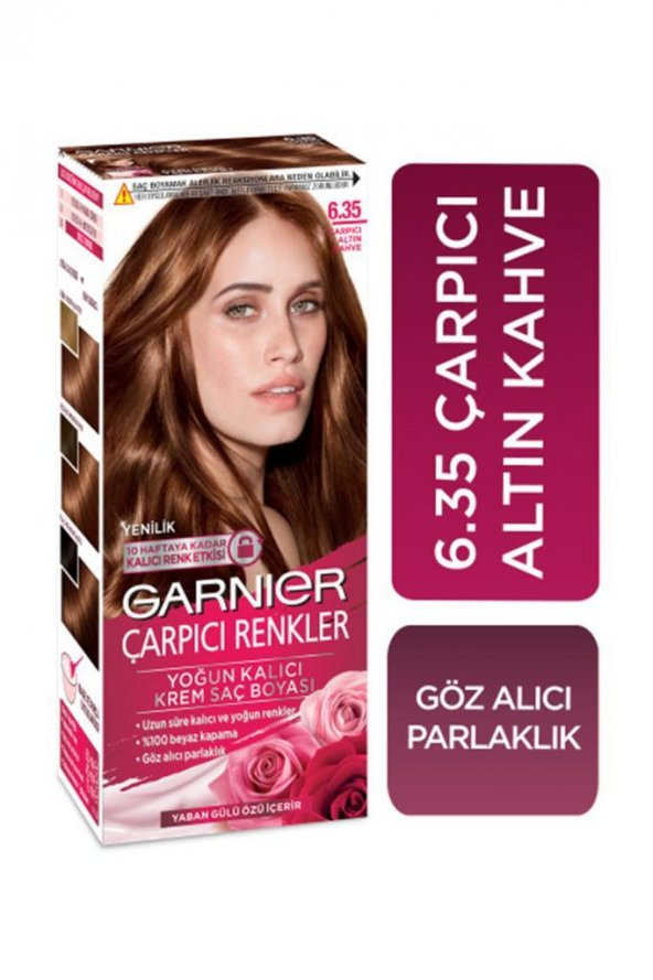 Garnier Çarpıcı Renkler 6.35 Çarpıcı Altın Kahve Saç Boyası