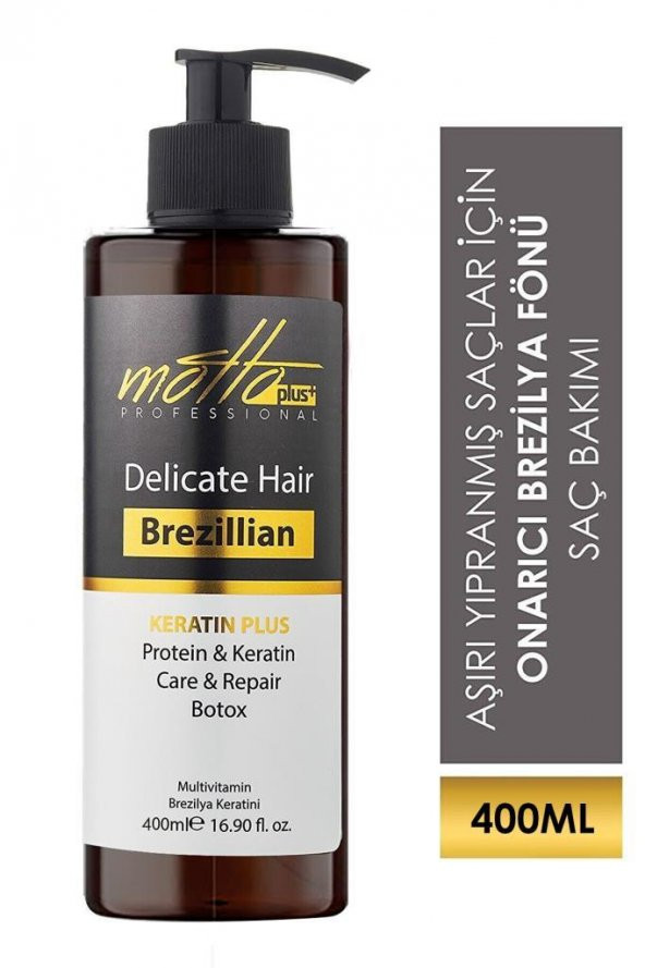Motto Plus Brezilya Fönü Keratin Bakımı 400 ml - 1