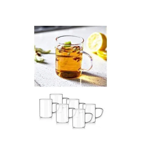 Kardelen Home Isıya Dayanıklı 6 Lı Cam Kupa