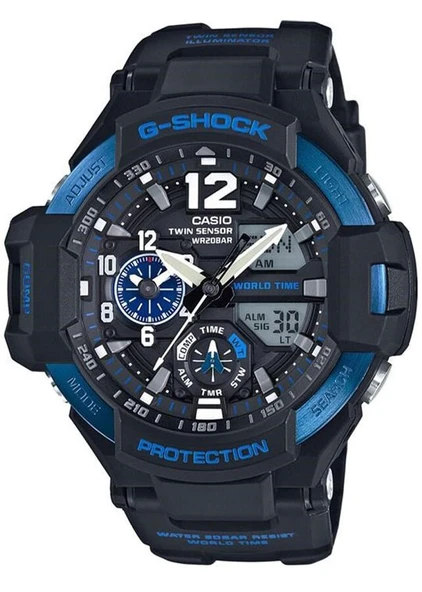 Casio GA-1100-2BDR Erkek Kol Saati