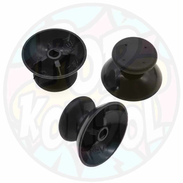 2 ADET XBOX 360 Analog Başlık XBOX 360 Topuz Siyah Renk XBOX 360 Kol Tamiri Yedek Parça Analog Cap - 2
