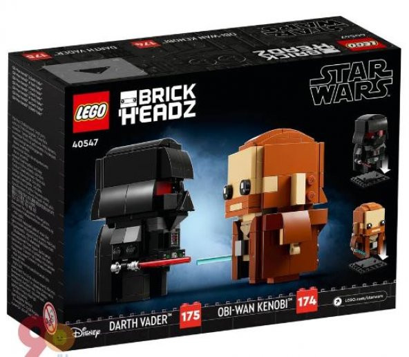 Lego BrickHeadz 40547 Star Wars Obi-Wan Kenobi™ ve Darth Vader™ - 2