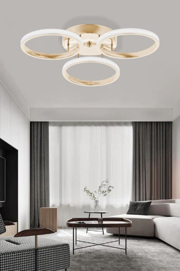 Eray Aydınlatma 6174-3 Sarı Led Avize - Resim 2