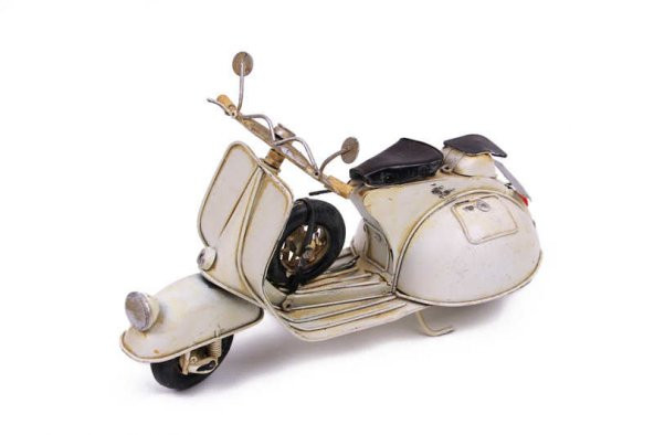 El Yapımı Dekoratif Metal Scooter - 2