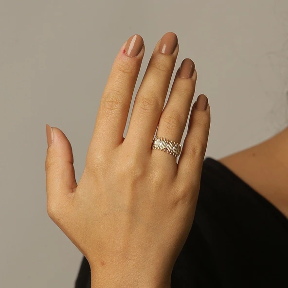 Baget Taşlı Modelli Yüzük ürün görseli 1