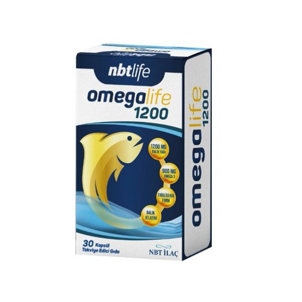 NBT Life Omegalife 1200 30 Kapsül