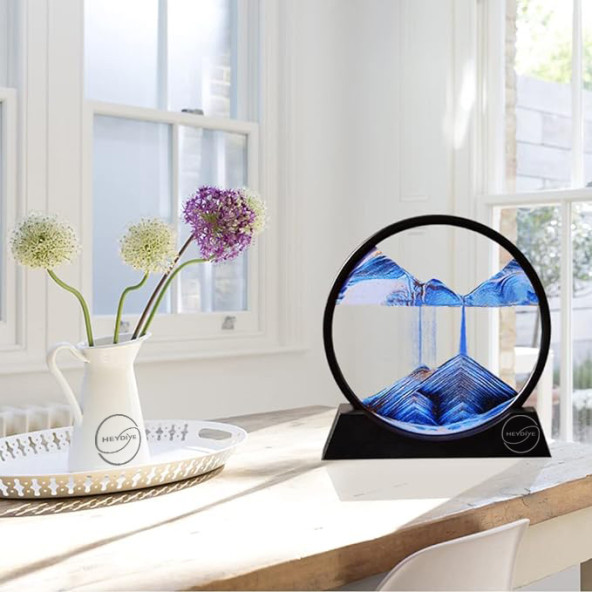 Heydiye Mistik Çöl Alegorisi Akışkan 3D Kum Tablo - 3