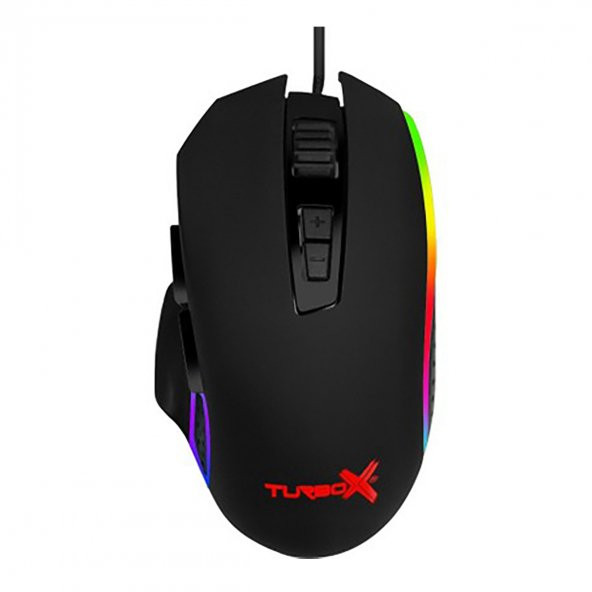 Turbox TR-M12 2400 DPI 10M Tıklama Usb Kablo Gaming RGB Işıklı Mouse