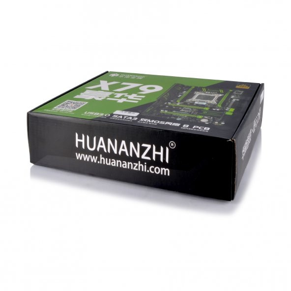 Huananzhi X79 Intel X79 1866 MHz DDR3 Soket 2011Pin mATX Anakart - 3