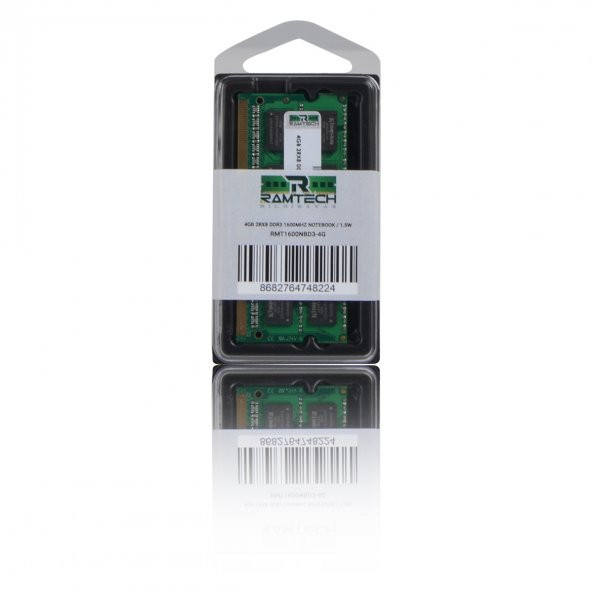 Ramtech  4GB DDR3 1600MHz INTEL ve AMD  İşlemcilere Uyumlu 1.5 V Notebook Ram - 2