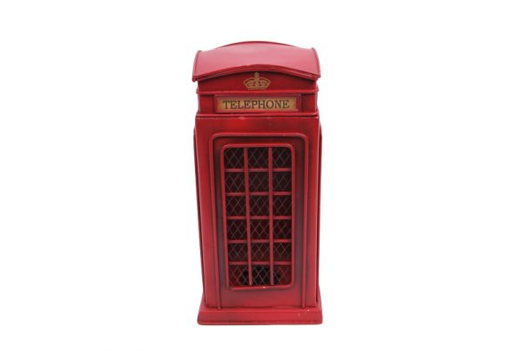 El Yapımı Londra Telefon Kulübesi Kumbara - 3