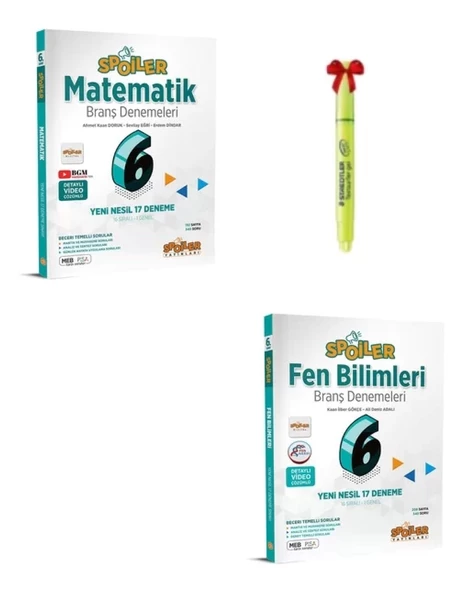 6.Sınıf Matematik ve Fen Bilimleri Branş Deneme