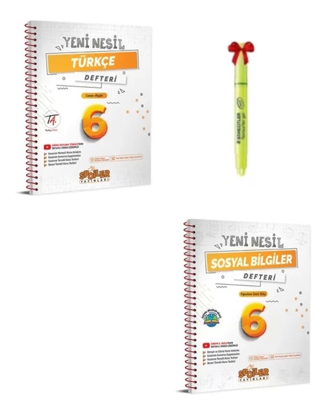 6.Sınıf Türkçe ve Sosyal Yeni Nesil Defter