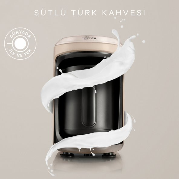 Karaca Hatır Hüps Sütlü Türk Kahve Makinesi Bej