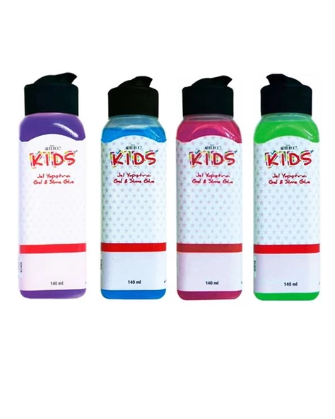 Artdeco Kids 4lü 140 ml Jel ve Slime Yapıştırıcı