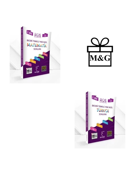 8.Sınıf LGS ROS Matematik ve Türkçe Soru Bankası