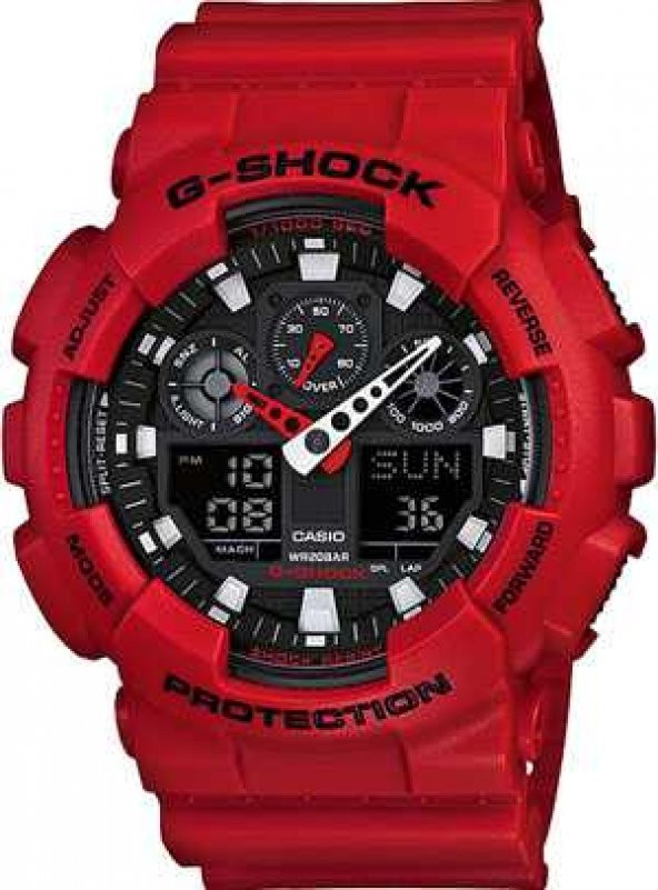 Casio GA-100B-4ADR Erkek Kol Saati
