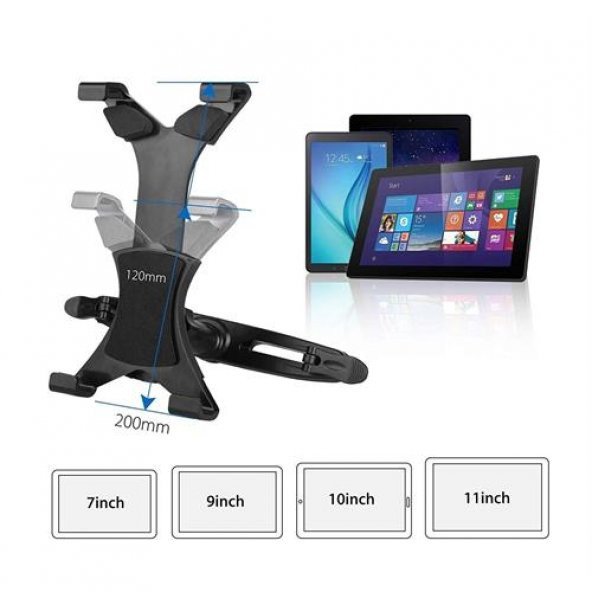 TransForMacion Arka Yolculara Koltuk Başlığına Tablet Tutucu - 2