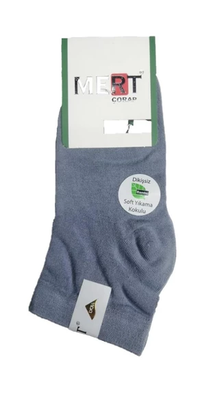 Mert Erkek Bambu Kısa Spor Çorap Karışık Renk 1 Çift - Resim 2