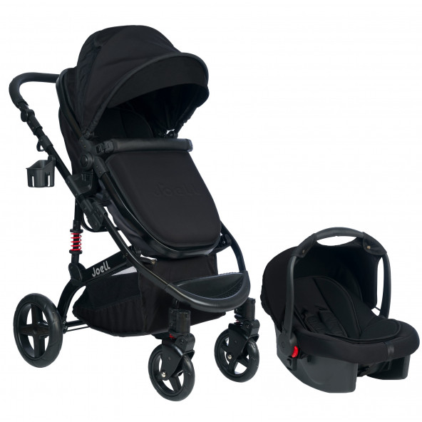 Joell Truva 1712 Travel Sistem Bebek Arabası Siyah / Siyah