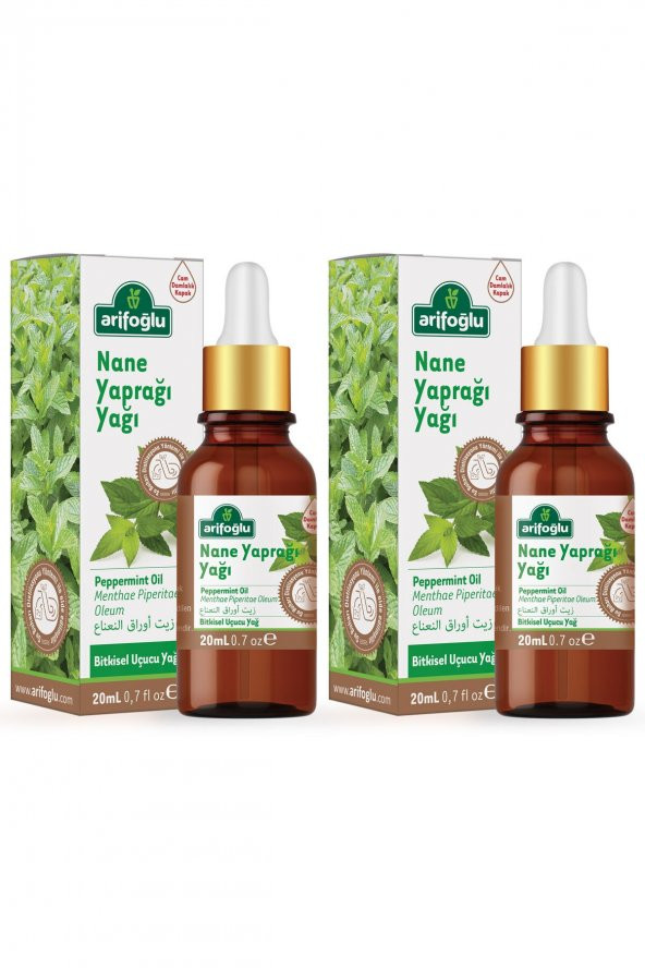 Arifoğlu Nane Yaprağı Yağı 20ml 2 Li Set