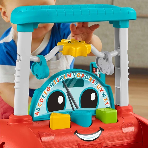 HJP48 Fisher-Price İlk Arabam Çift Yönlü Yürüteç - 4