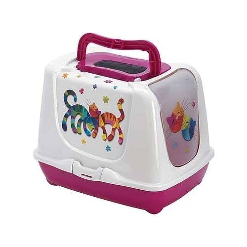 Moderna Trendy Friend Kapalı Tuvalet 57 Cm Fuşya U 57,3 x G 44,4 x Y 43,8 cm