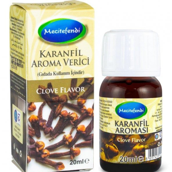 Mecitefendi Karanfil Aroma Verici Yağı 20 Ml