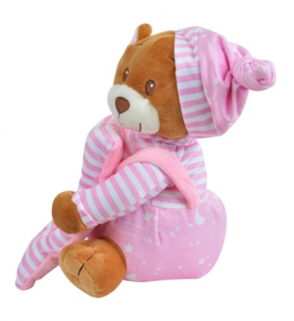 Peluş Çerçeveli Ayı Pembe 25cm - 2