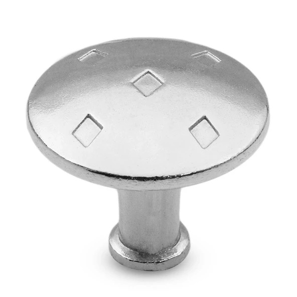 Big Düğme Kulp Mobilya Mutfak Çekmece Dolap Dolabı Kapak Kulpu Kulpları Kulbu Krom Metal - 5