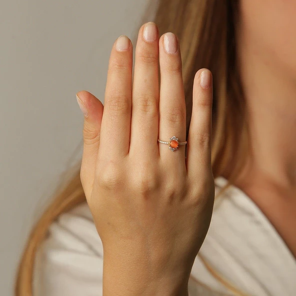 Renkli Taşlı Yüzük ürün görseli 1